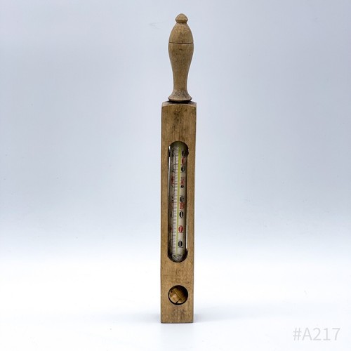 Vintage holzthermometer - vintage,