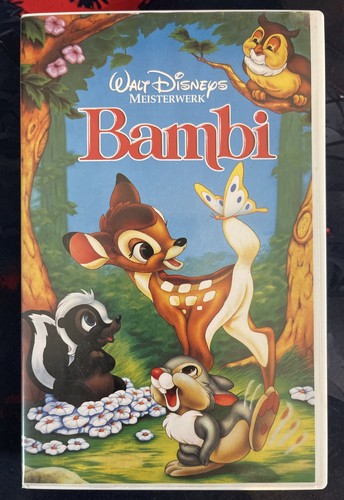 Vhs walt disney bambi - walt,