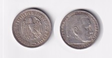 Silbermünze 5 RM Hindenburg