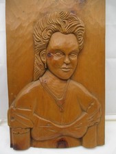 Geschnitzt – Holz Wandbild