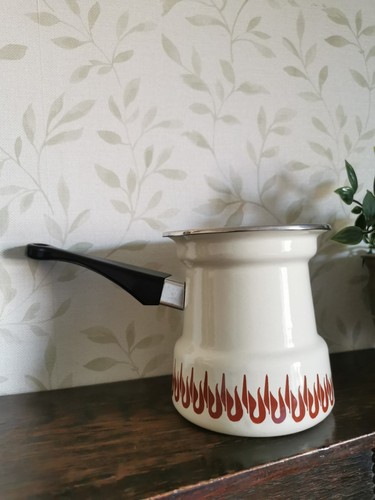Vintage emaille topf kochtopf - emaille,