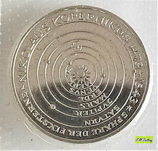  5 DM 1973 J "Nikolaus Kopernikus" in Noppenfolie 625er Silber