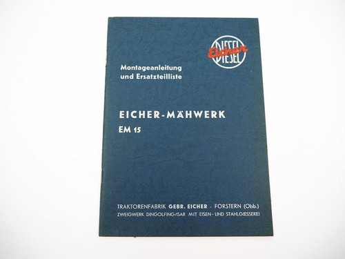 Original eicher em15 - original, anbau