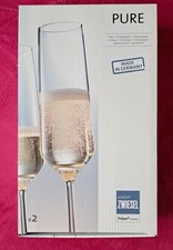 Schott Zwiesel PURE 2x Gläser Sekt Champagne Kristallglas – neu/ OVP –  
