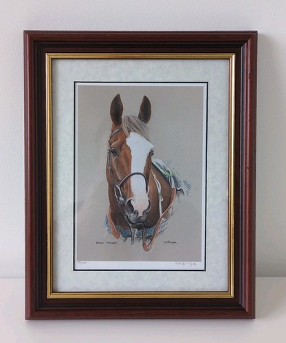 Double trigger equine portrait - trigger,