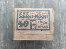 geschmiedete Schloss- Brett- Nägel, Schmiedenägel, Mittelalter, vierkant 40 mm