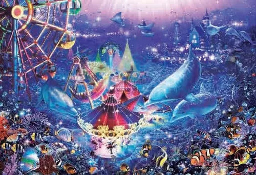 Puzzle delphin wunderland - delphin,