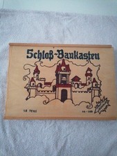 Schloß Baukasten Holzspielzeug