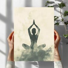 Yoga Motiv Premium Poster