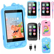2,8'' Kinder Handy mit 21 Spiel Touchscreen Smartphone Anfrufen SOS MP3 Kamera