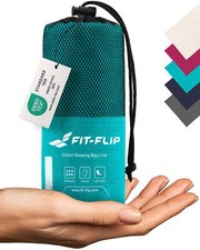 Fit-Flip Hüttenschlafsack ultraleicht, Baumwolle Schlafsack Inlay