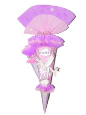 Schultüte Einhorn Pegasus Zuckertüte Pegasus Mädchen mit Name Handarbeit neu