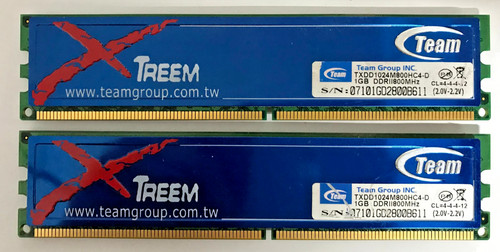 2gb ddr2 team group - (2x1gb),