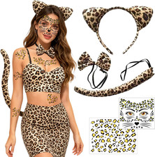 5 Stück Leoparden Kostüm