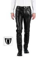 Bockle® Business Lamm Chino Lederhose Lederjeans Herren Leder Jeans BOCKLEDER.DE