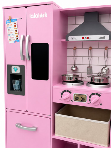 Große kinderküche holz rosa - holz,