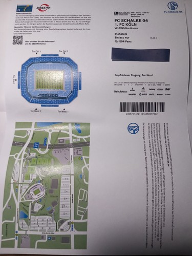 Ticket print home - print@home, fußball