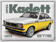 Blechschild Metallschild 30 x 40 cm - Opel – KadettGT/E