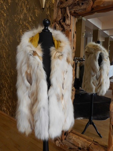 Fuchsweste golden island pelz - golden,