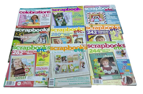 Scrapbooking magazine lot - magazine,