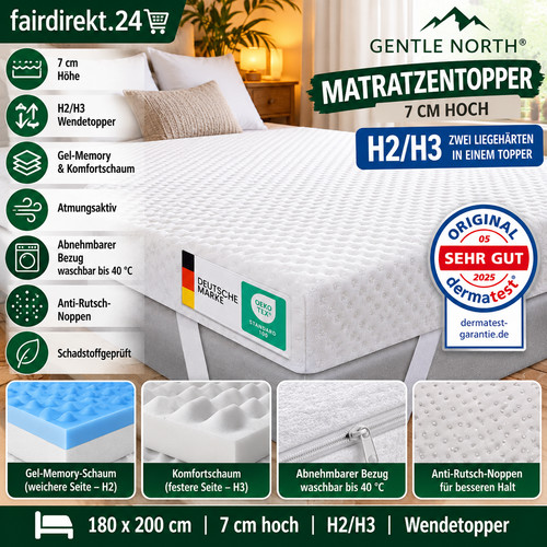 Gentle north topper 180x200 - topper, cm
