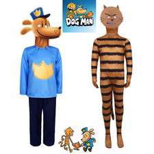 Kinder Hund Mann Cartoon