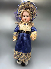 Antikes Puppen Kleid mit Hut