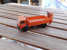 MB 2- achser LKW mit Ladepritsche und Heckladekran Aufbau, Werbemodell Fa Atlas.
