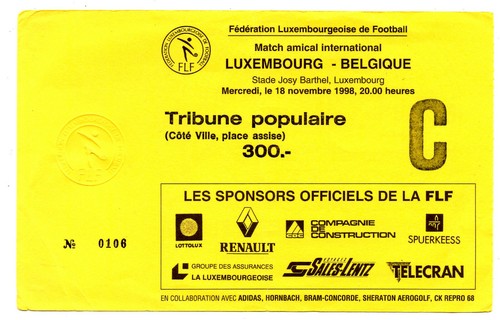 Ticket lsp luxemburg - lsp, belgien