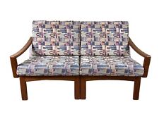 60er 70er Jahre Teak Couch Sofa 2er von Glostrup Møbelfabrik Denmark Design