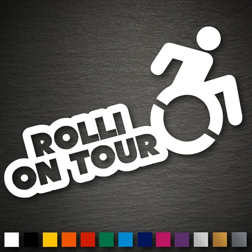 14273 rolli tour aufkleber - rolli,