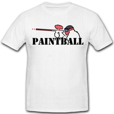 Big Game Paintball Logo Gotscha Spiel Szenario- T Shirt #4343