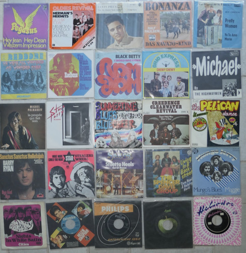 Singles rock 70 s - 25, x