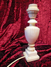 Antike Tischlampe Marmor Stein