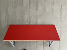 Regal Ikea Ekby Viktor  75x28 cm Farbe Rot Wie neu