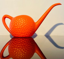 Original 70er Jahre Design Gießkanne Vitri Vintage 1Liter orange