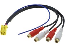 Cinch Adapterkabel Mini ISO- 4 Kanal Becker