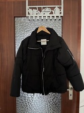 Schwarze puffer jacke - schwarze,