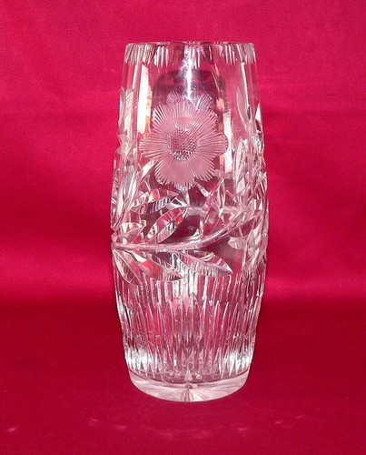 Schwere bleikristallvase 1920 - schwere,