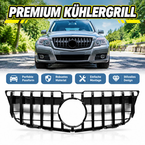 Kühlergrill klavierschwarz - kühlergrill, gt