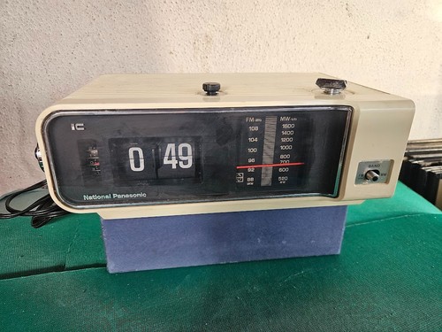 Radio sveglia vintage national - radio,