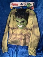 HULK KOSTÜM (OBERTEIL) MIT MASKE AB 3 JAHREN NEU/ UNGETRAGEN