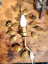 Vintage Wandlampe Rose im