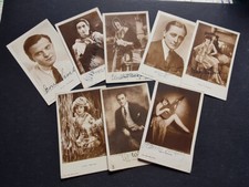 7 signierte alte postkarten Schauspieler 30er Jahre bergner Trevor Verebes Chris