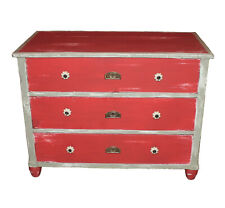 Alte Kommode Schubladen Schrank Holz Landhaus Shabby Chic Sideboard Vintage Look