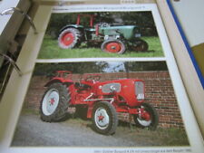 Traktor Datenblatt Güldner 13 Dieselschlepper Burgund, Burgund T, 1959