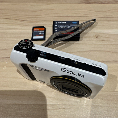 Casio exilim zr100 - exilim, ex-zr100