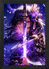 Anime Mädchen mit Schwert