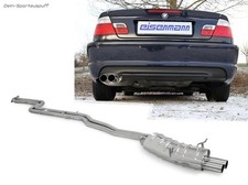 Eisenmann Racing-Komplettanlage BMW 3er E46 320i 325i 330i 2x70mm scharf