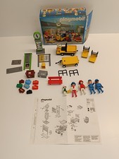 Playmobil 4202 Bahnsteig Set Gepäckwagen Eisenbahn #27